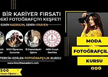 Moda Fotoğrafçılığı Kursu Fiyatları – Erken Kayıtta %50 İndirim