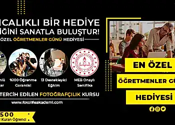 Öğretmenler Gününe Özel %50 İndirimli Fotoğrafçılık Kursları!