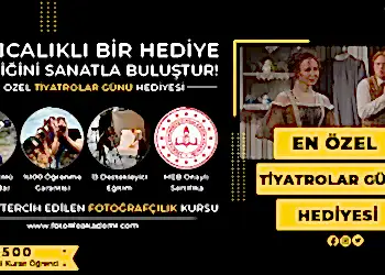 Tiyatrolar Günü Fotoğrafçılık Kursu Kampanyası