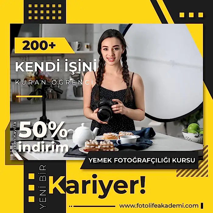 yemek fotoğrafçılığı kursu